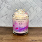 Birthday Cake Coconut Apricot Wax Blend Container Candle 15oz 425g