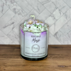 Elegant Musk Coconut Apricot Wax Blend Container Candle 11oz 311g