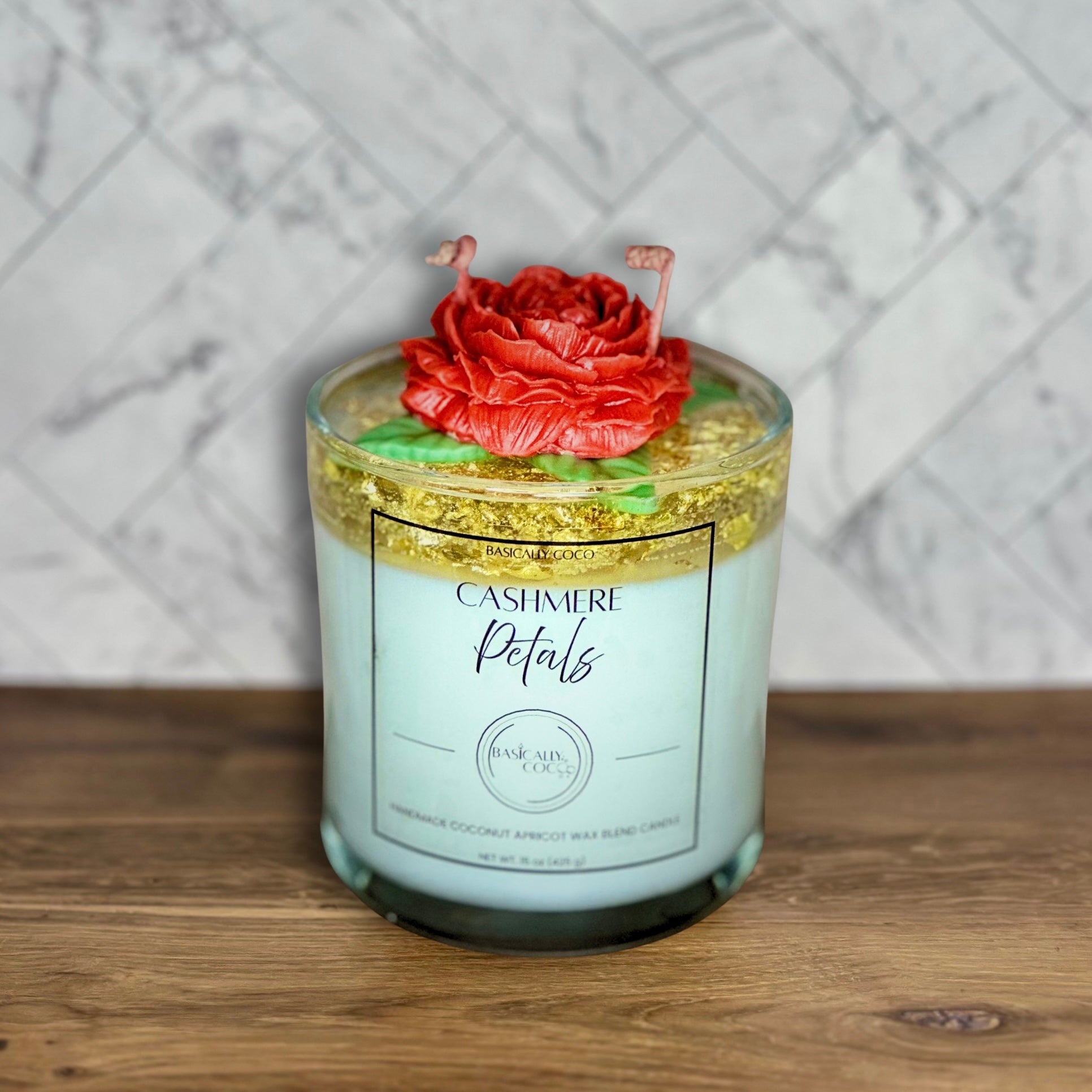 Cashmere Petals | Coconut Apricot Wax Blend Container Candle