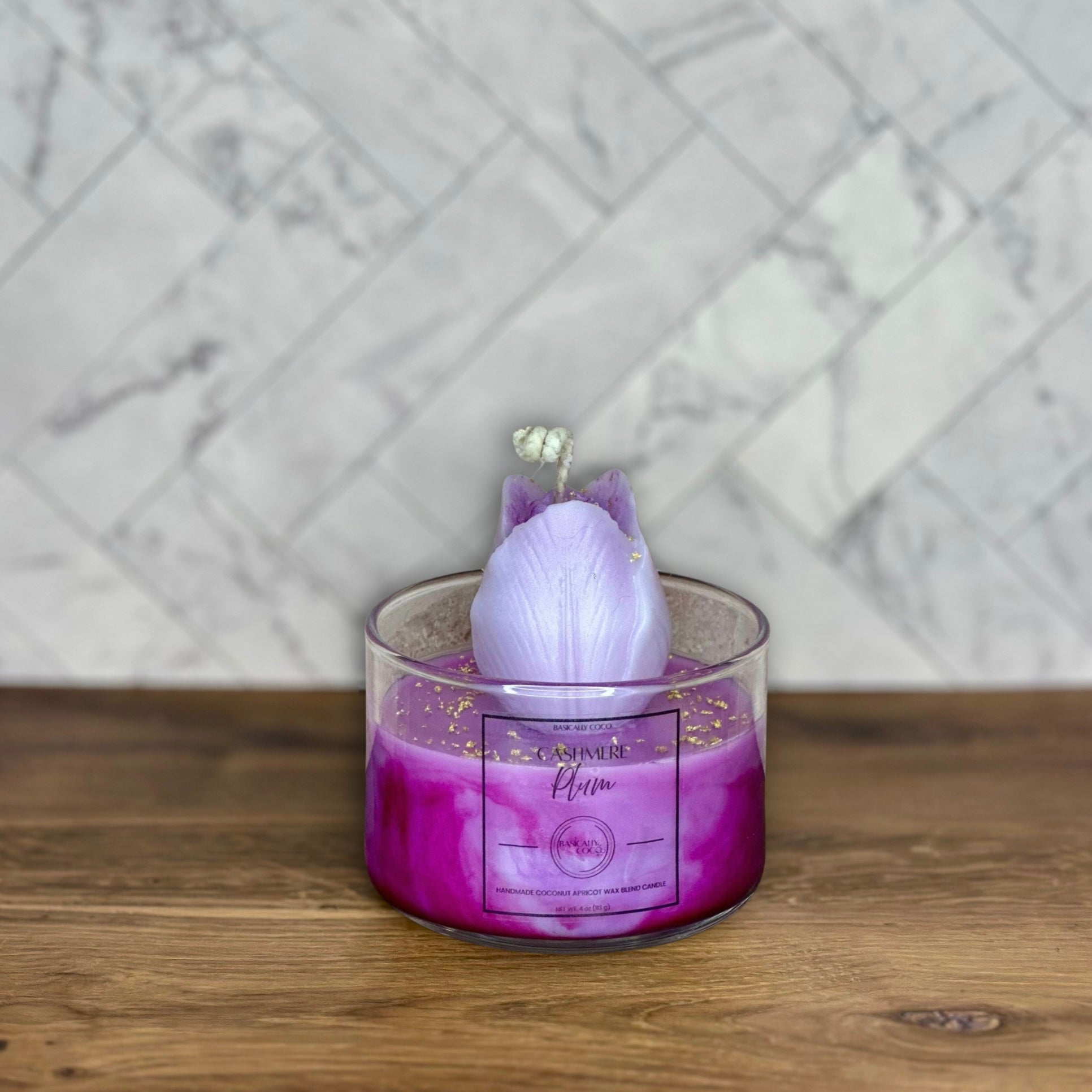 Cashmere Plum | Coconut Apricot Wax Blend Container Candle