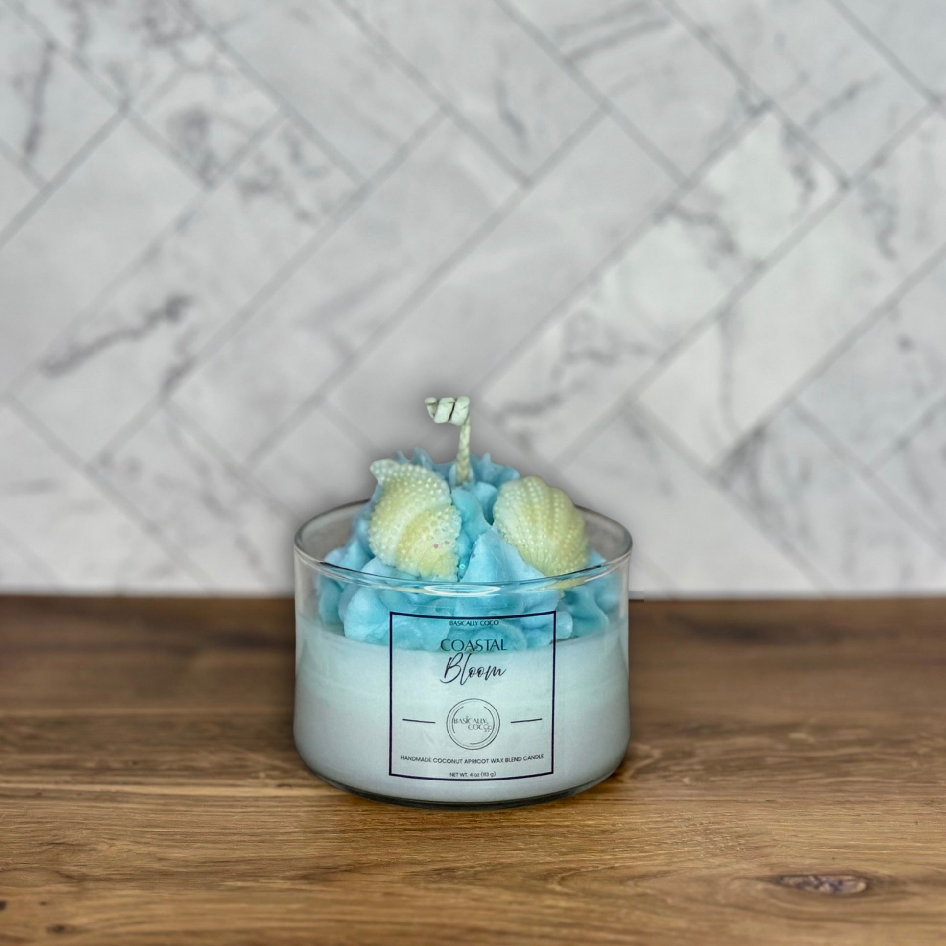 Coastal Bloom | Coconut Apricot Wax Blend Container Candle
