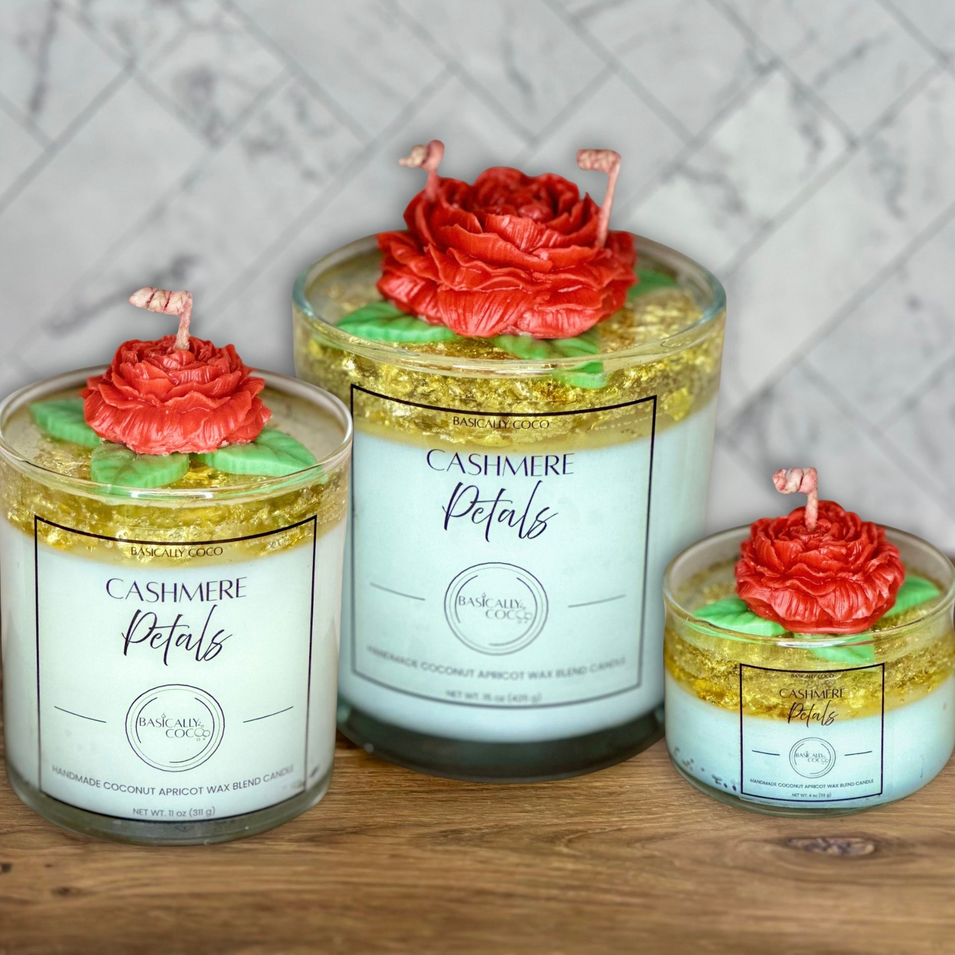 Cashmere Petals | Coconut Apricot Wax Blend Container Candle