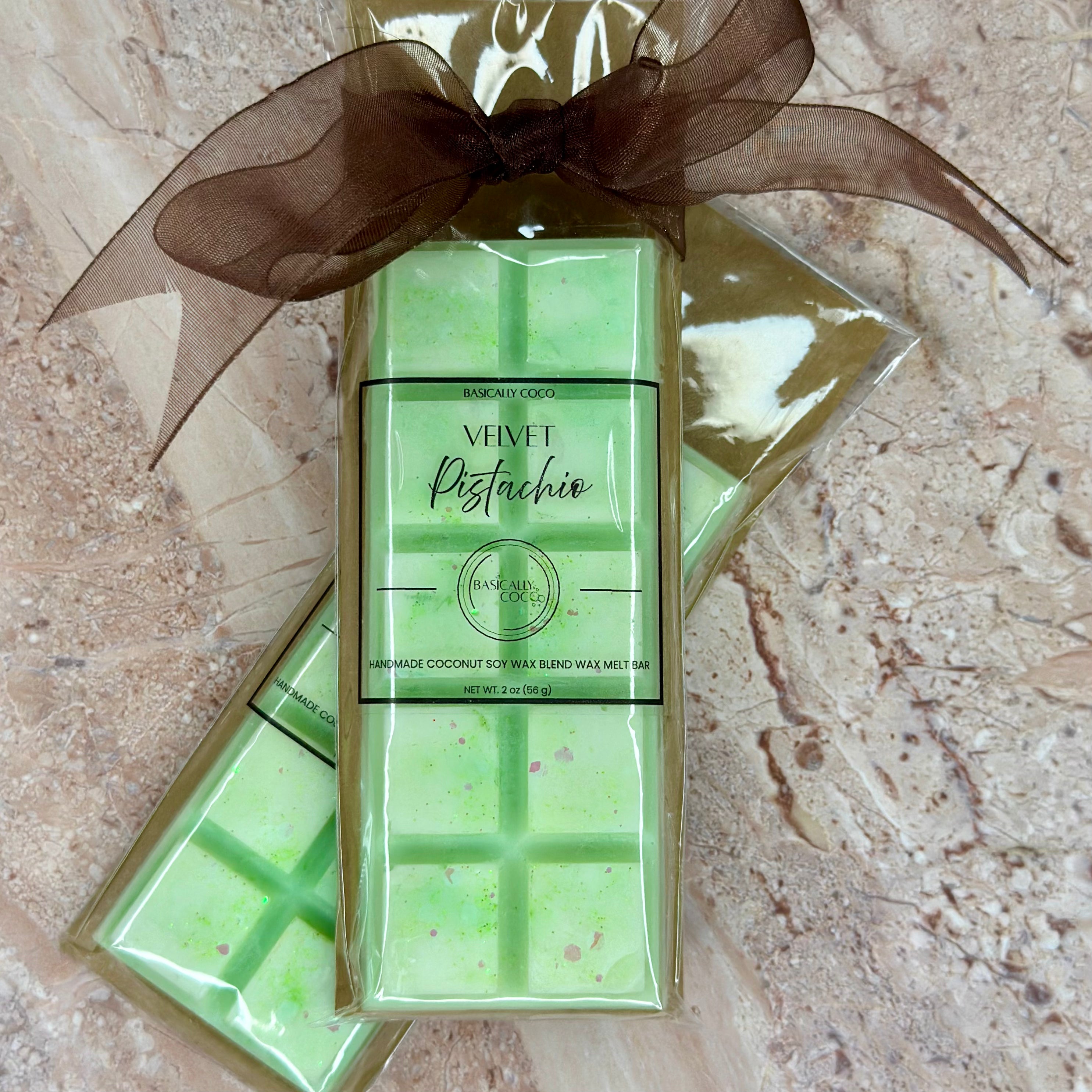 Velvet Pistachio | Coconut Soy Wax Blend Wax Melt Bar