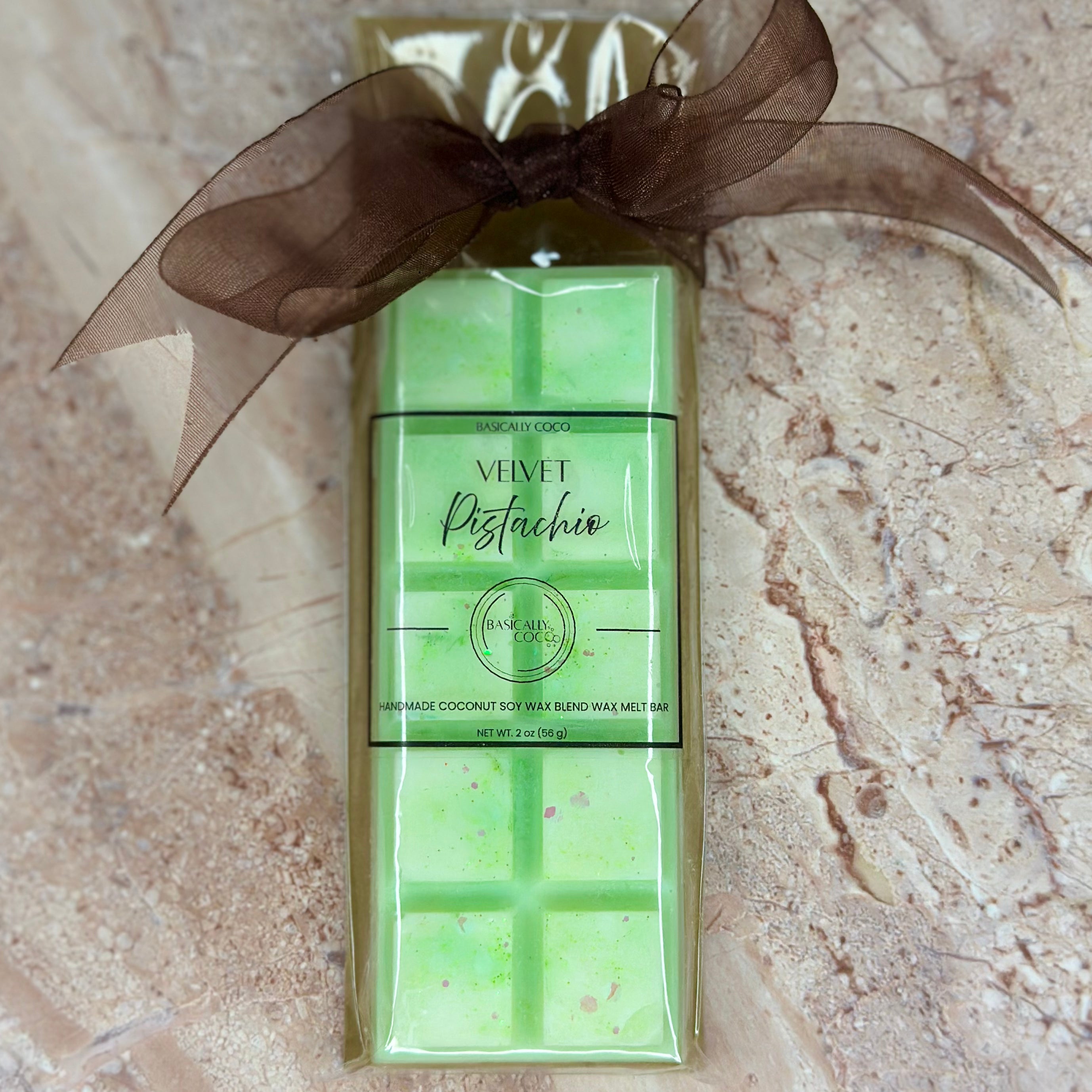Velvet Pistachio | Coconut Soy Wax Blend Wax Melt Bar