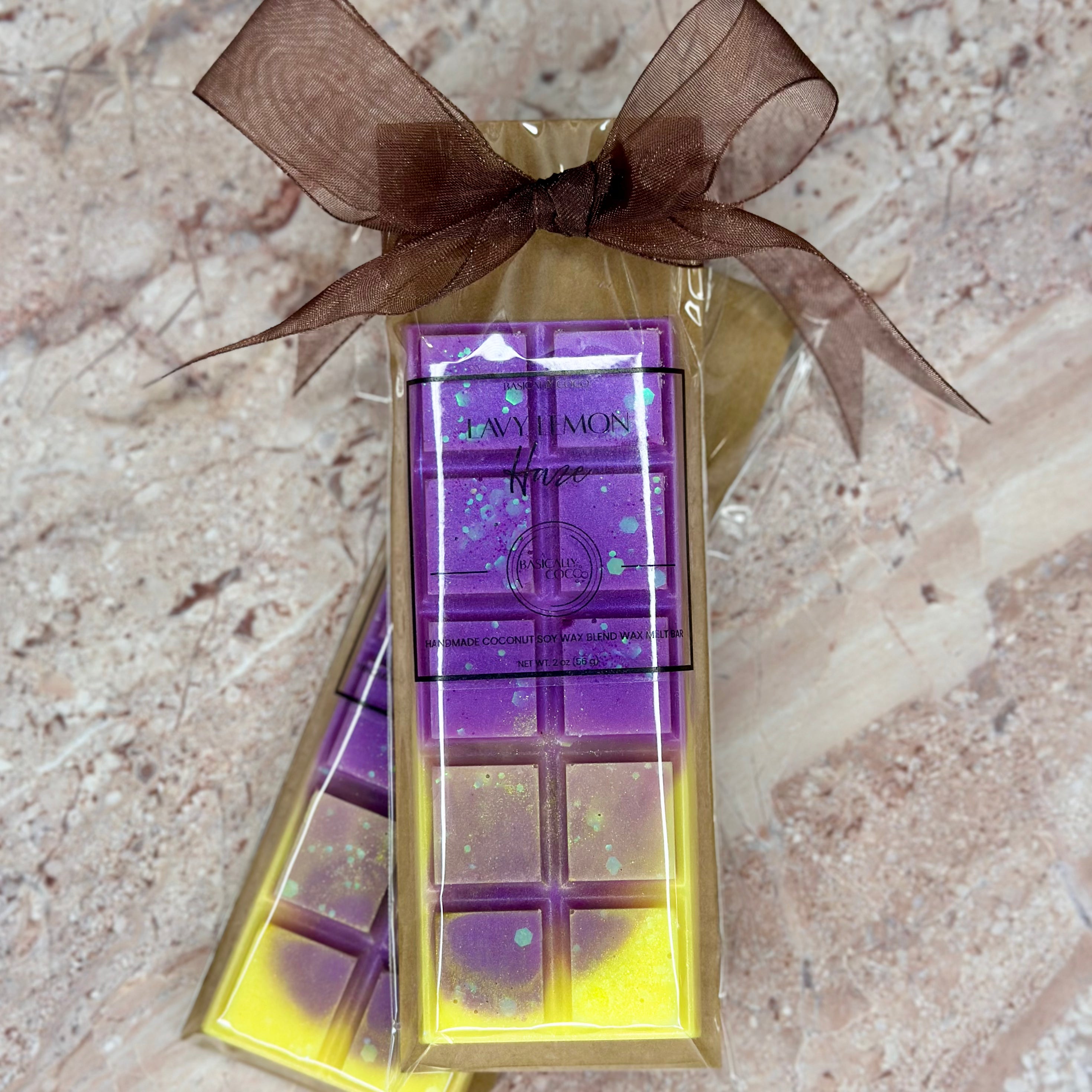 Lavy Lemon Haze | Coconut Soy Wax Blend Wax Melt Bar